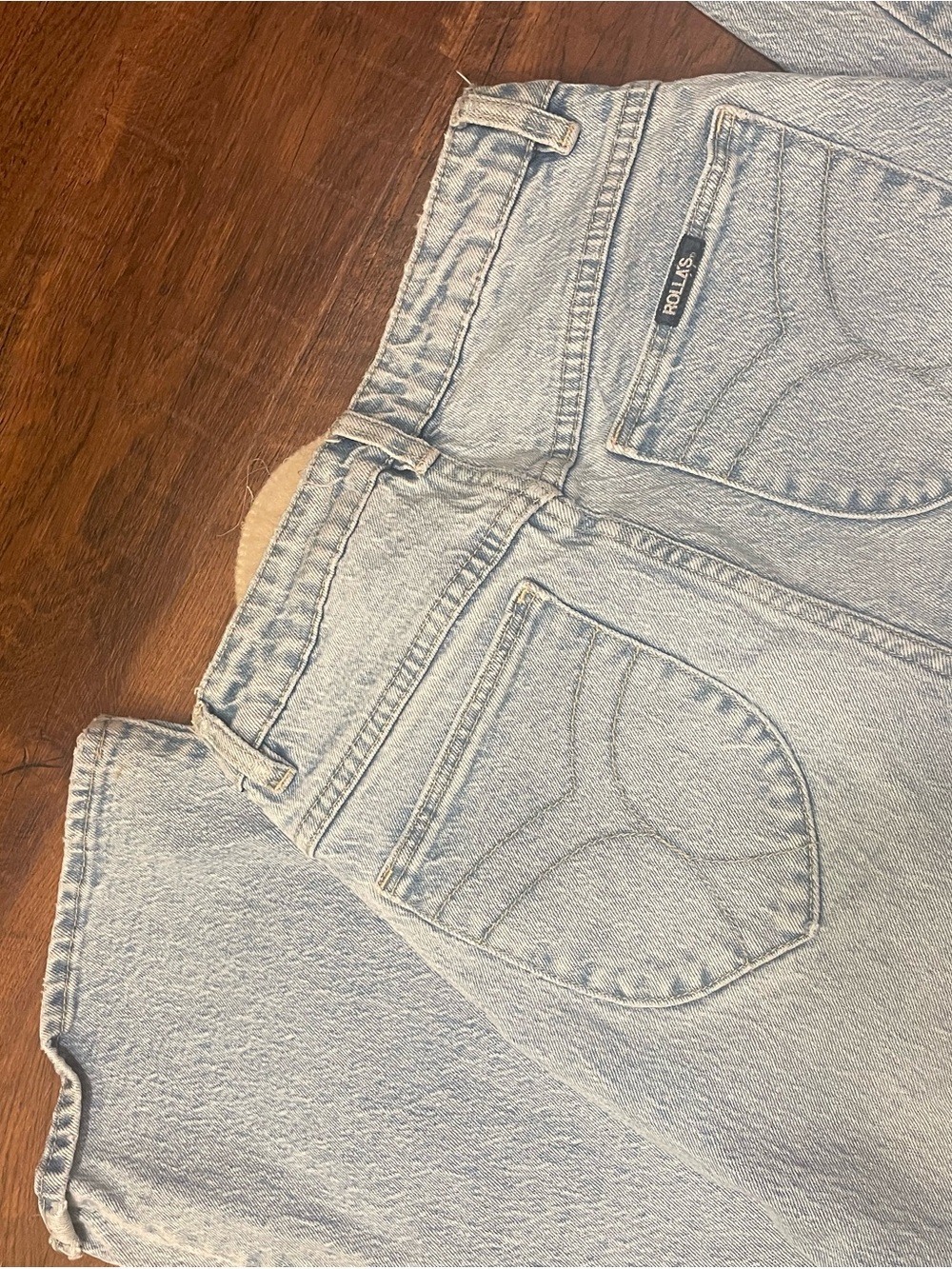 ROLLA'S High-Rise East Coast Flare Light Blue Vintage Wash Jeans - Picture 7 of 7